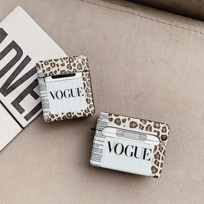 Vogue Leopard Modular AirPods Pro Case Shock Proof Cover
