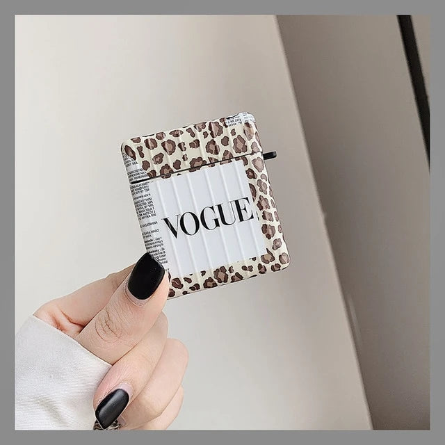 Vogue Leopard Modular AirPods Case Shock Proof Cover
