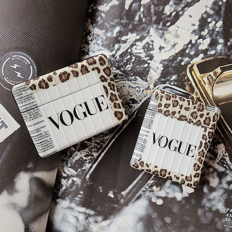 Vogue Leopard Modular AirPods Pro Case Shock Proof Cover