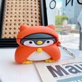 Cute Penguin in a Hooded Coat Premium AirPods Pro Case Shock Proof Cover