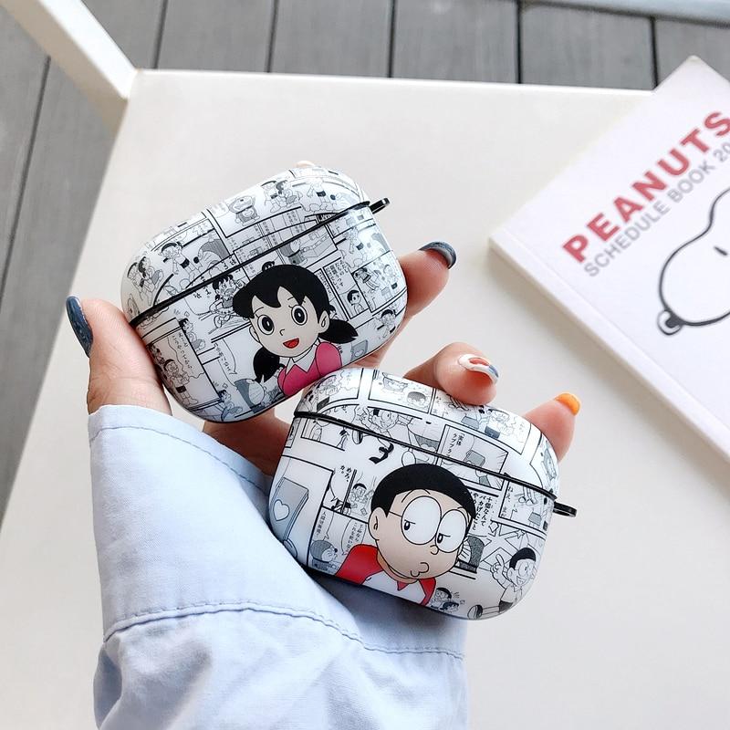 Doraemon 'Newspaper Comic' AirPods Pro Case Shock Proof Cover