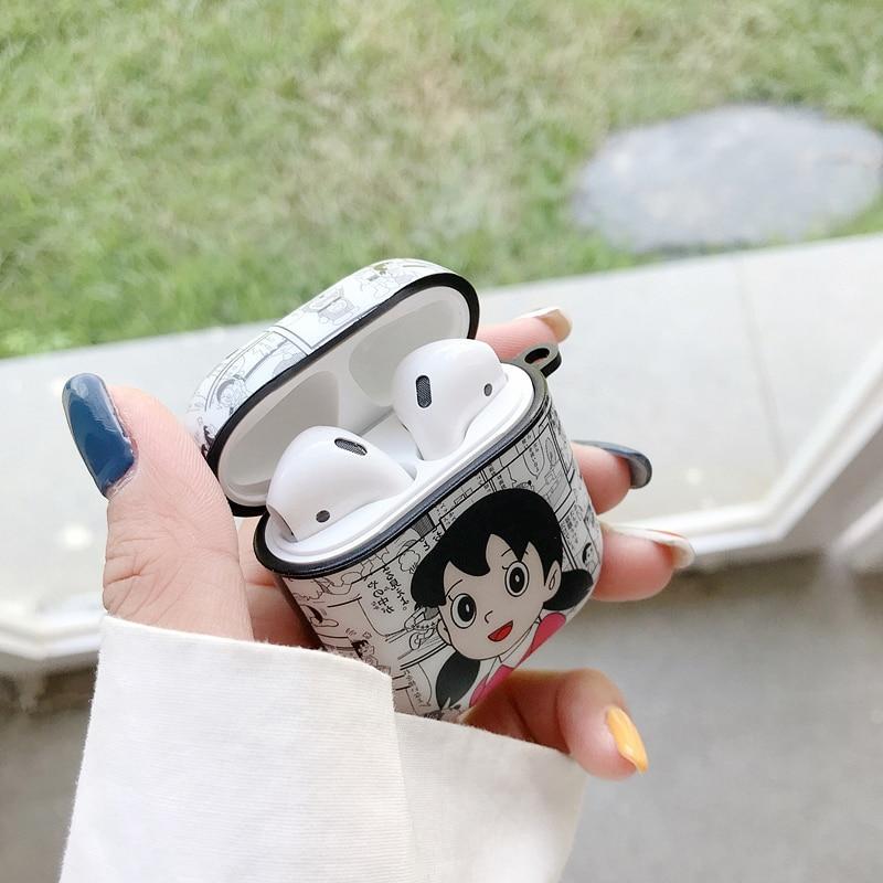 Doraemon 'Newspaper Comic' AirPods Case Shock Proof Cover