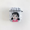 Doraemon 'Newspaper Comic' AirPods Case Shock Proof Cover