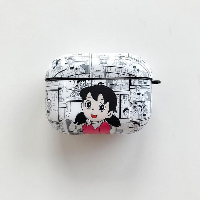 Doraemon 'Newspaper Comic' AirPods Pro Case Shock Proof Cover