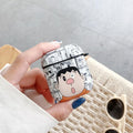 Doraemon 'Newspaper Comic' AirPods Case Shock Proof Cover