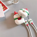 Cute Snowman 'Coffee | Tea' Premium AirPods Case Shock Proof Cover