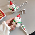 Cute Snowman 'Coffee | Tea' Premium AirPods Case Shock Proof Cover