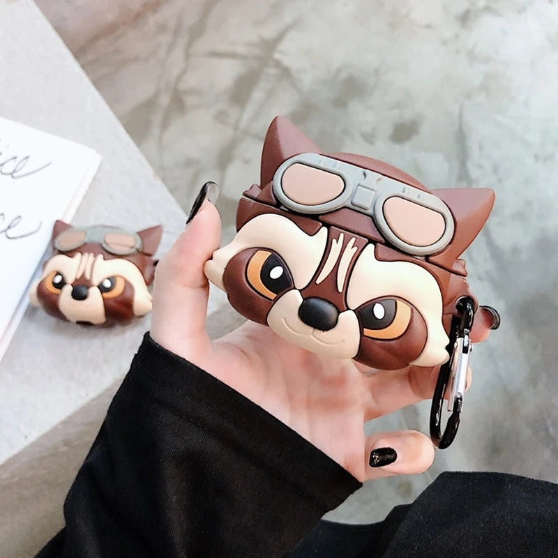 Rocket Racoon Premium AirPods Pro Case Shock Proof Cover