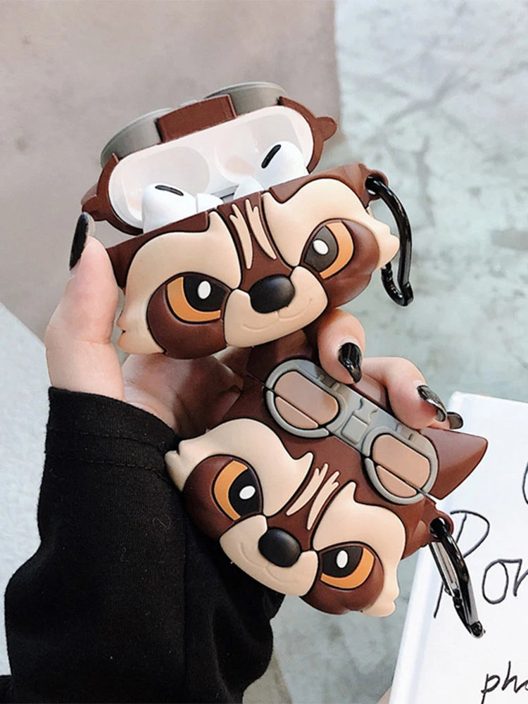 Rocket Racoon Premium AirPods Pro Case Shock Proof Cover