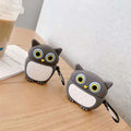 Cute Grey Owl Premium AirPods Case Shock Proof Cover