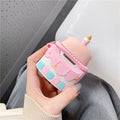 Cute Pig in Cake Premium AirPods Case Shock Proof Cover