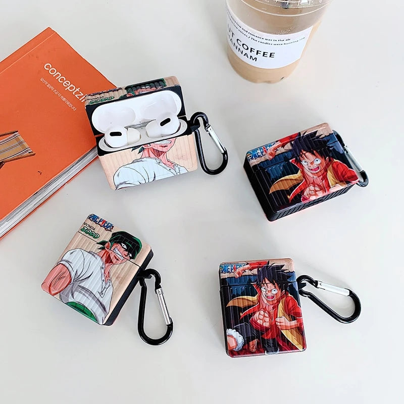 One Piece 'Luffy | Zoro | Modular' AirPods Pro Case Shock Proof Cover