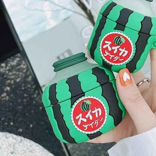 Japanese Watermelon Soda Premium AirPods Pro Case Shock Proof Cover