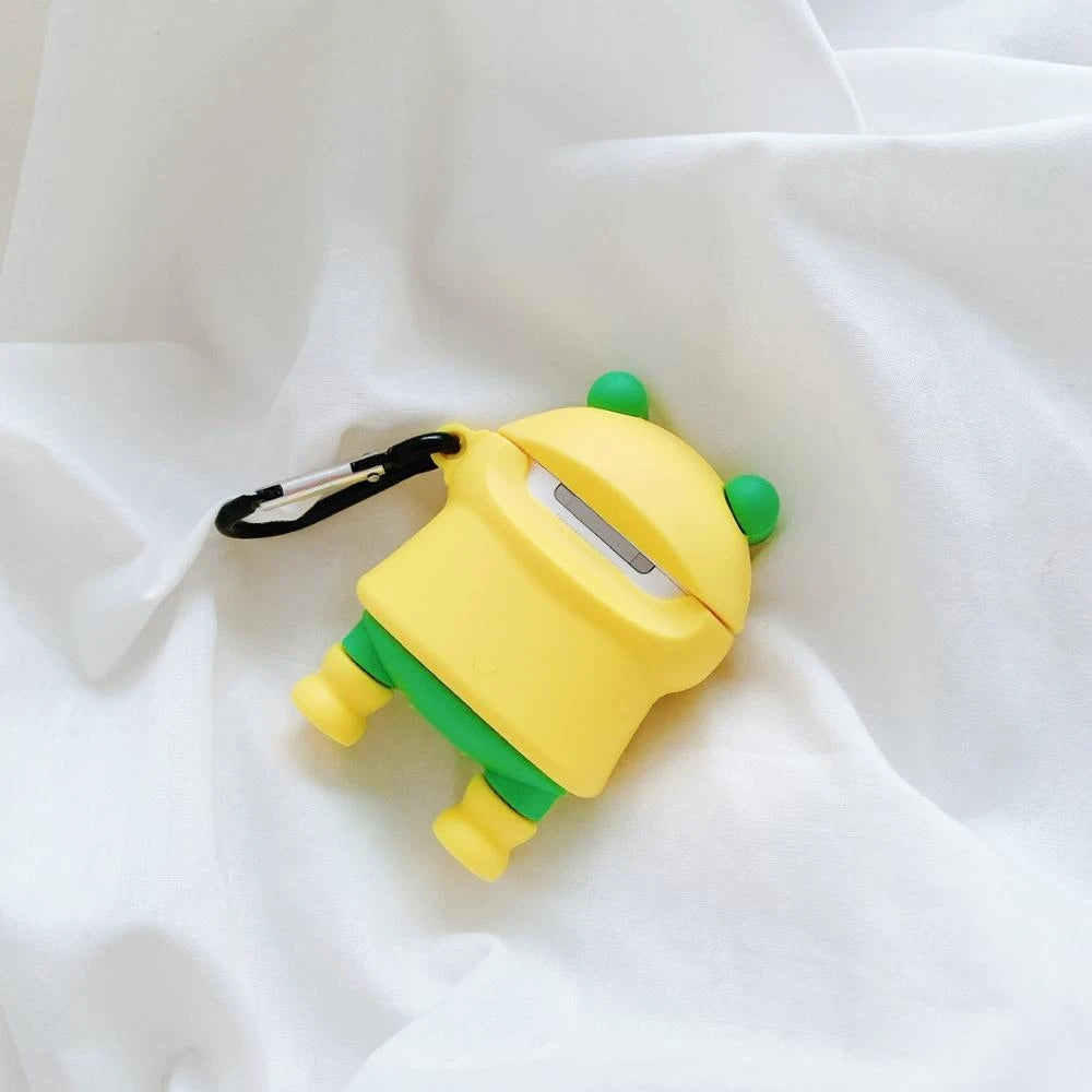 Cute Frog in a Raincoat Premium AirPods Pro Case Shock Proof Cover