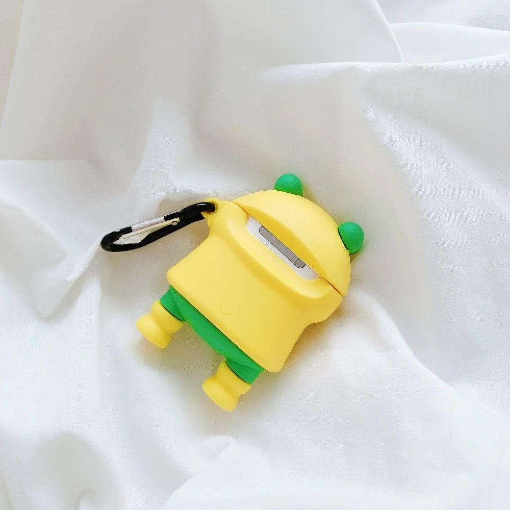 Cute Frog in a Raincoat Premium AirPods Case Shock Proof Cover