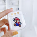 Super Mario Bros 'Coins' Clear Acrylic AirPods Case Shock Proof Cover