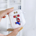 Super Mario Bros 'Coins' Clear Acrylic AirPods Case Shock Proof Cover