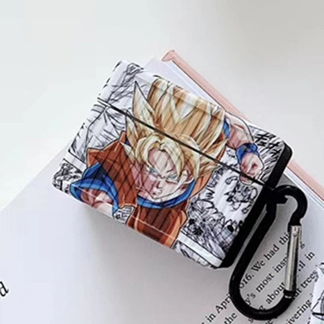 Dragon Ball Z 'Son Goku | Vegeta | Comic' AirPods Pro Case Shock Proof Cover