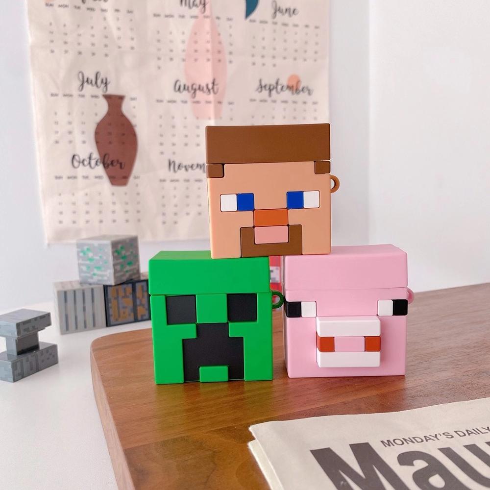 Minecraft 'Steve' Premium AirPods Case Shock Proof Cover