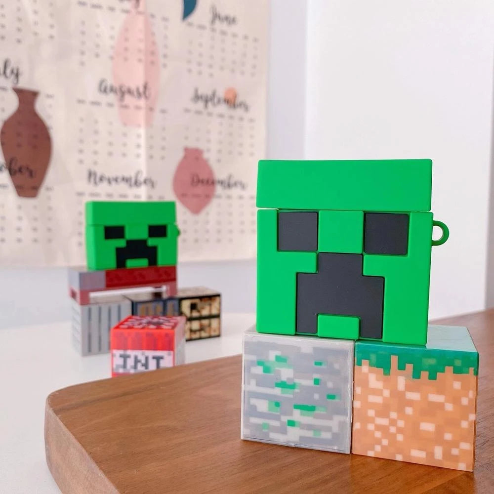 Minecraft 'Creeper' Premium AirPods Pro Case Shock Proof Cover