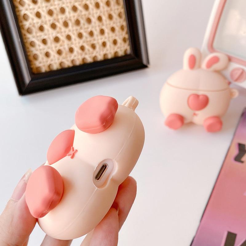 Cute Rabbit Butt Premium AirPods Case Shock Proof Cover