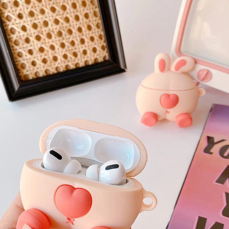 Cute Rabbit Butt Premium AirPods Pro Case Shock Proof Cover