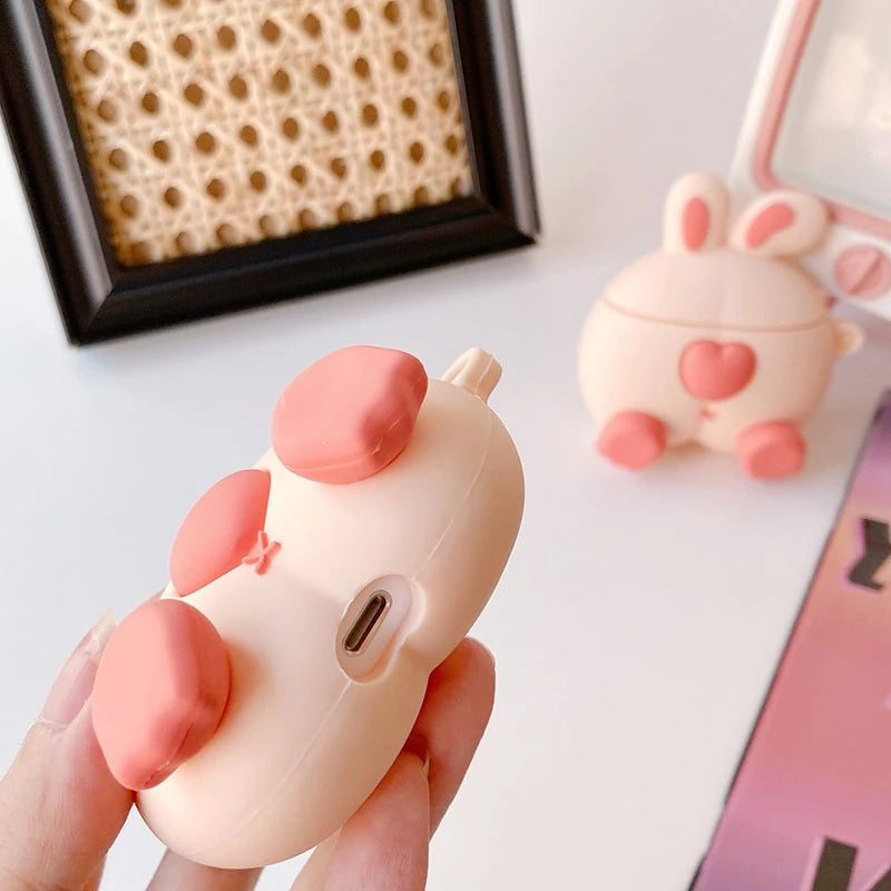 Cute Rabbit Butt Premium AirPods Pro Case Shock Proof Cover