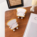 Cute Cartoon Bacon Bread with Backpack Premium AirPods Pro Case Shock Proof Cover