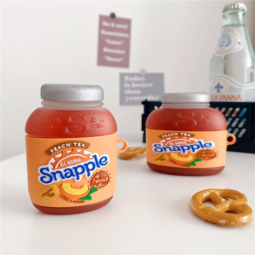 Snapple Peach Tea Premium AirPods Pro Case Shock Proof Cover