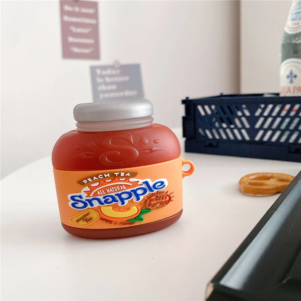 Snapple Peach Tea Premium AirPods Pro Case Shock Proof Cover