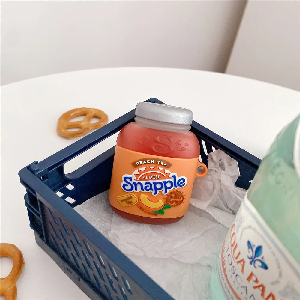 Snapple Peach Tea Premium AirPods Pro Case Shock Proof Cover