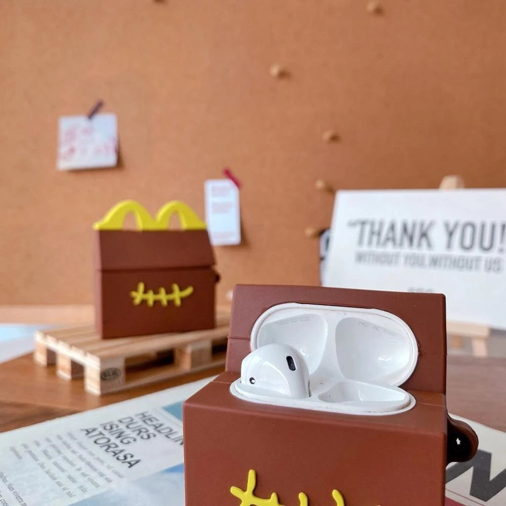 McDonald's Box 'Stitched' Premium AirPods Case Shock Proof Cover