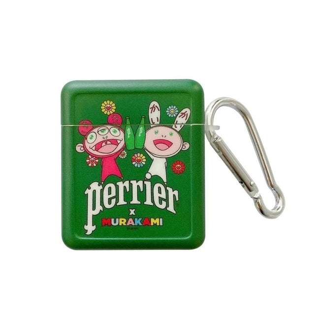 Perrier 'Takashi Murakami x Perrier' AirPods Case Shock Proof Cover