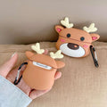 Cute Cartoon Deer Premium AirPods Case Shock Proof Cover