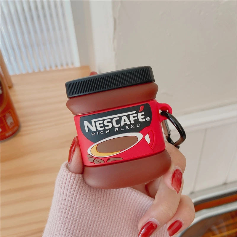 Nescafe Coffee Creamer Premium AirPods Pro Case Shock Proof Cover