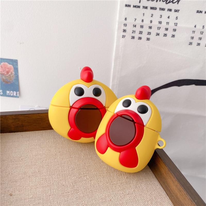 Cute Cartoon Chicken Premium AirPods Case Shock Proof Cover