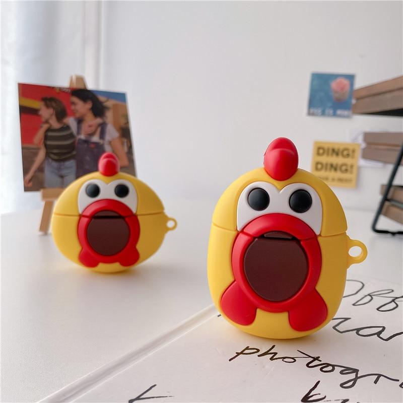 Cute Cartoon Chicken Premium AirPods Case Shock Proof Cover