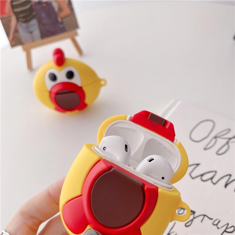 Cute Cartoon Chicken Premium AirPods Case Shock Proof Cover