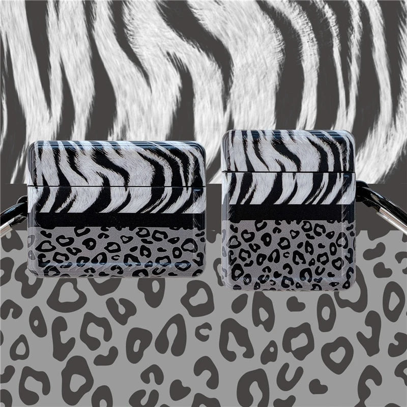 Leopard Zebra Pattern AirPods Pro Case Shock Proof Cover