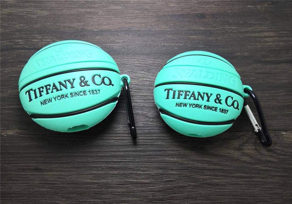 Tiffany Brand Basketball Premium AirPods Case Shock Proof Cover