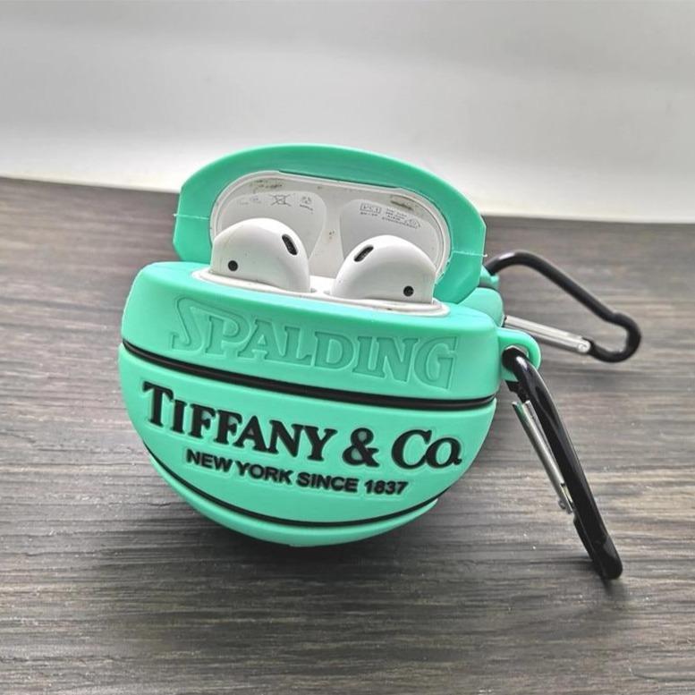 Tiffany Brand Basketball Premium AirPods Case Shock Proof Cover