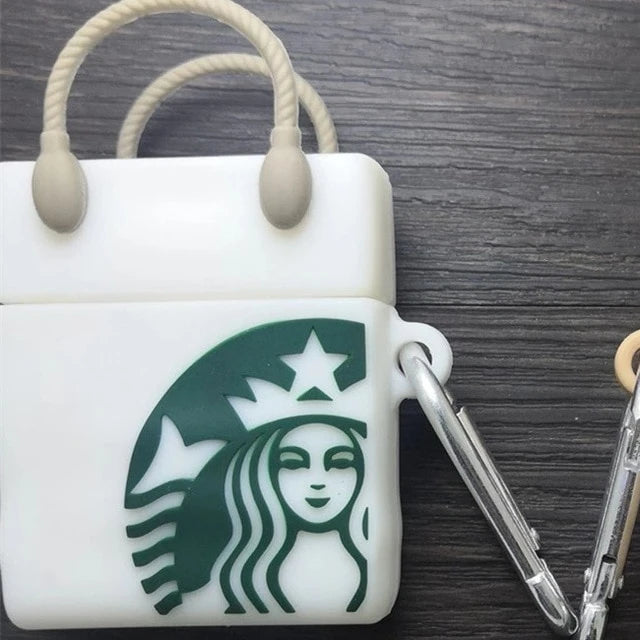 Starbucks Shopping Bag '3.0' Premium AirPods Case Shock Proof Cover