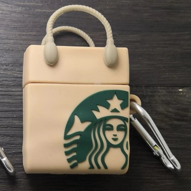 Starbucks Shopping Bag '3.0' Premium AirPods Case Shock Proof Cover