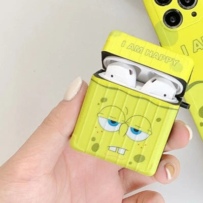 Spongebob 'Unimpressed | Modular' AirPods Case Shock Proof Cover