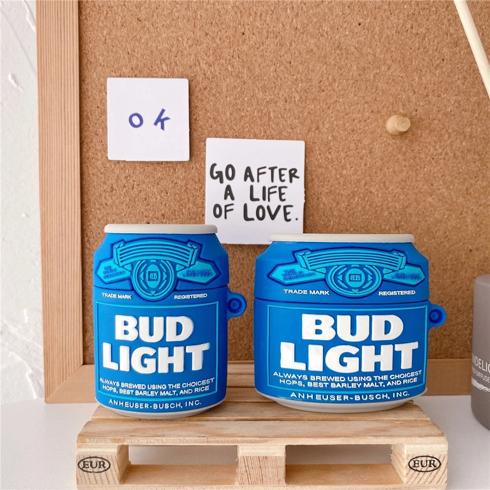 Bud Light Can Premium AirPods Pro Case Shock Proof Cover