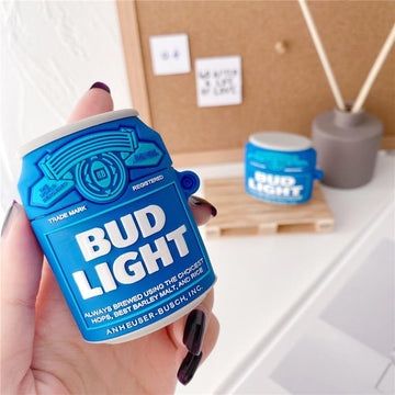 Bud Light Can Premium AirPods Case Shock Proof Cover