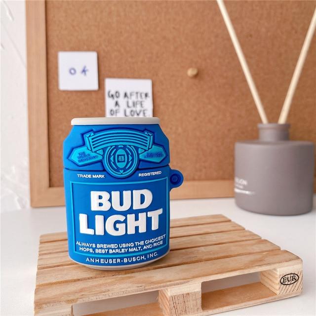 Bud Light Can Premium AirPods Case Shock Proof Cover