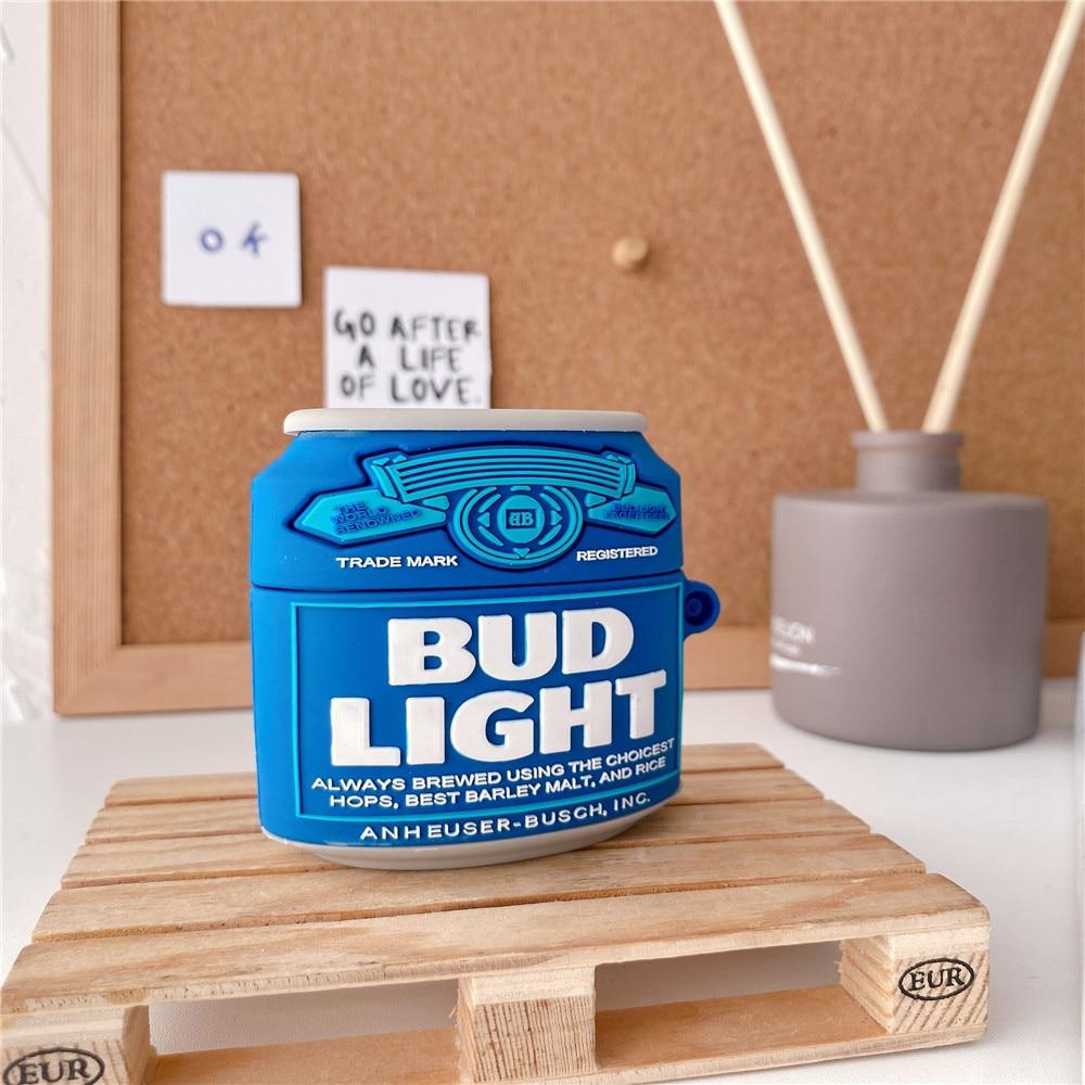 Bud Light Can Premium AirPods Pro Case Shock Proof Cover