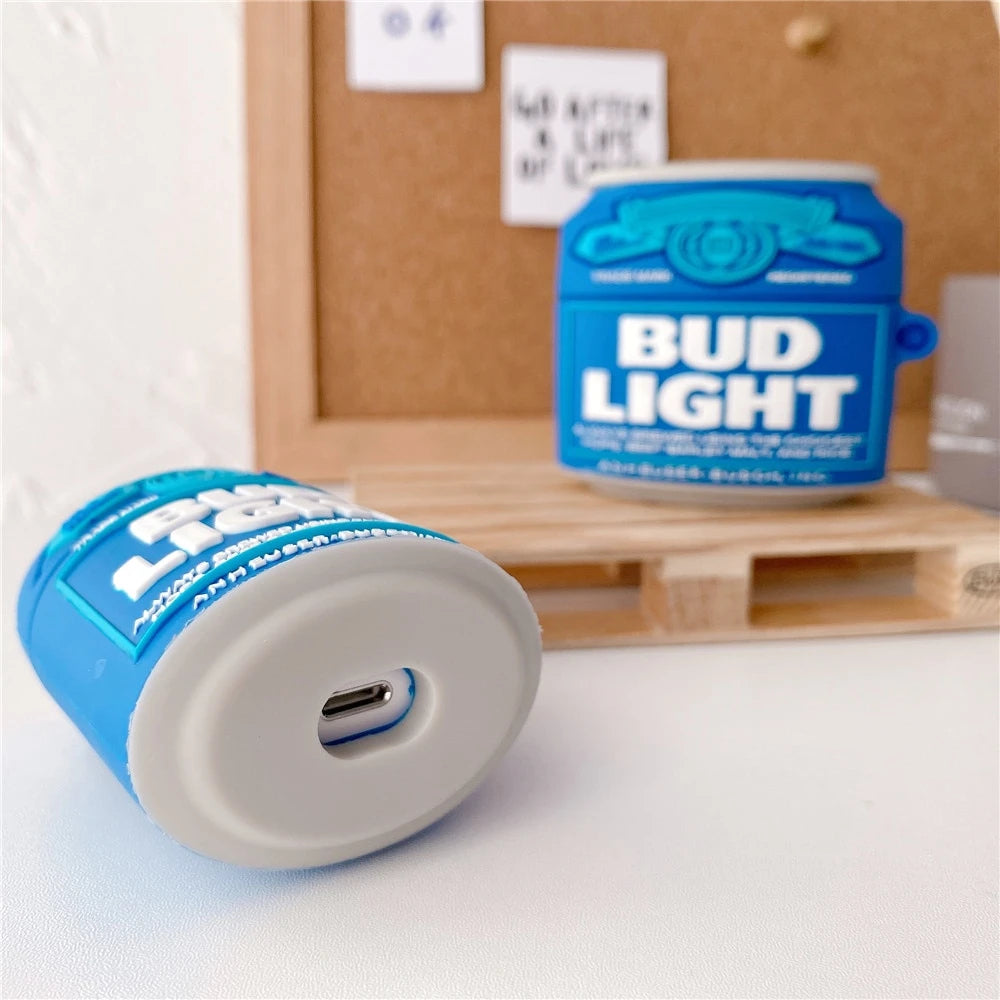 Bud Light Can Premium AirPods Pro Case Shock Proof Cover