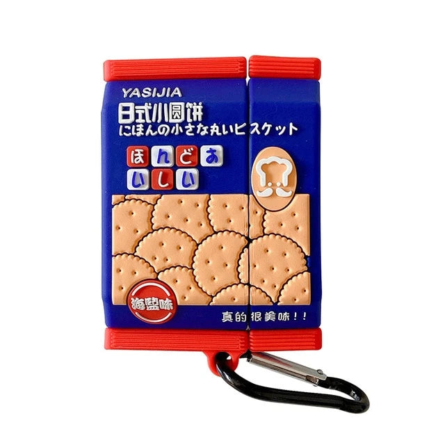 Japanese Biscuits Premium AirPods Case Shock Proof Cover